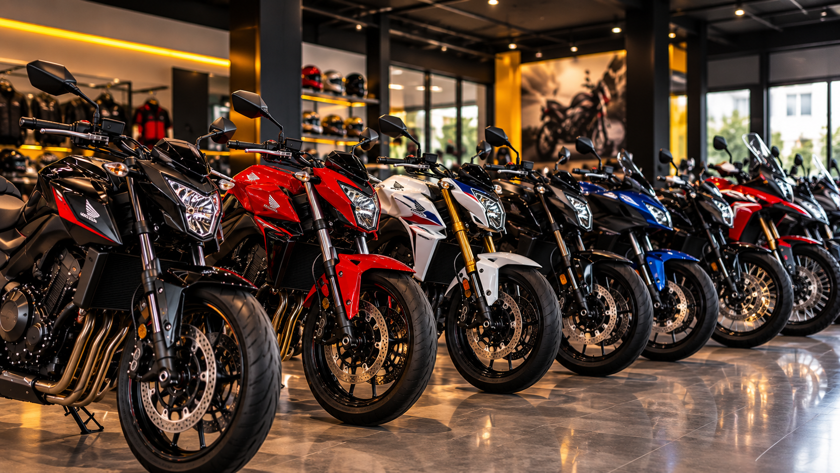 Motocicleta em exposição